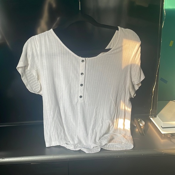 American eagle white soft short sleeve size L - Picture 1 of 3